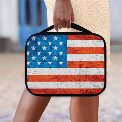 Rough USA Flag Print Classic Bible Case