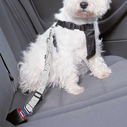 Rough USA Flag Print Dog Seat Belt