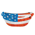 Rough USA Flag Print Fanny Pack