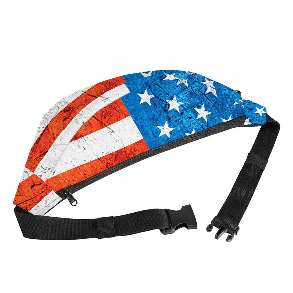 Rough USA Flag Print Fanny Pack