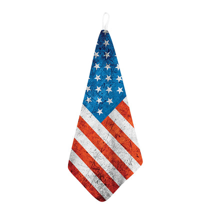Rough USA Flag Print Hand Towel