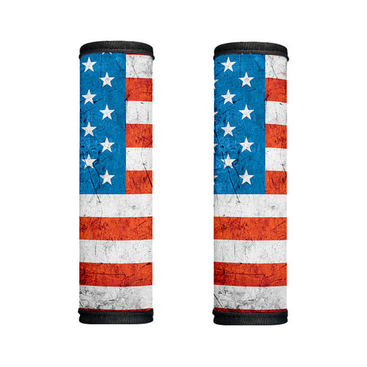 Rough USA Flag Print Handle Covers