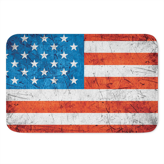 Rough USA Flag Print Indoor Door Mat