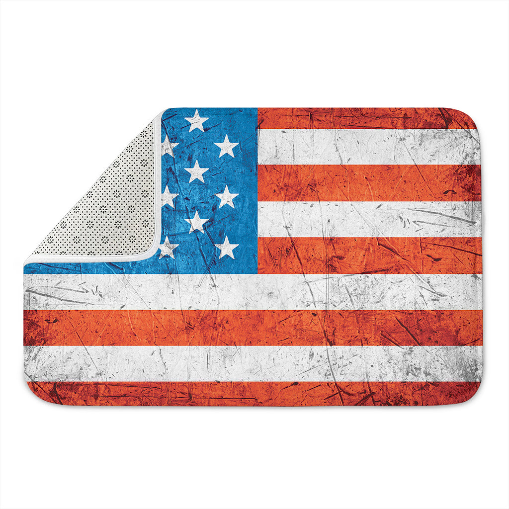 Rough USA Flag Print Indoor Door Mat