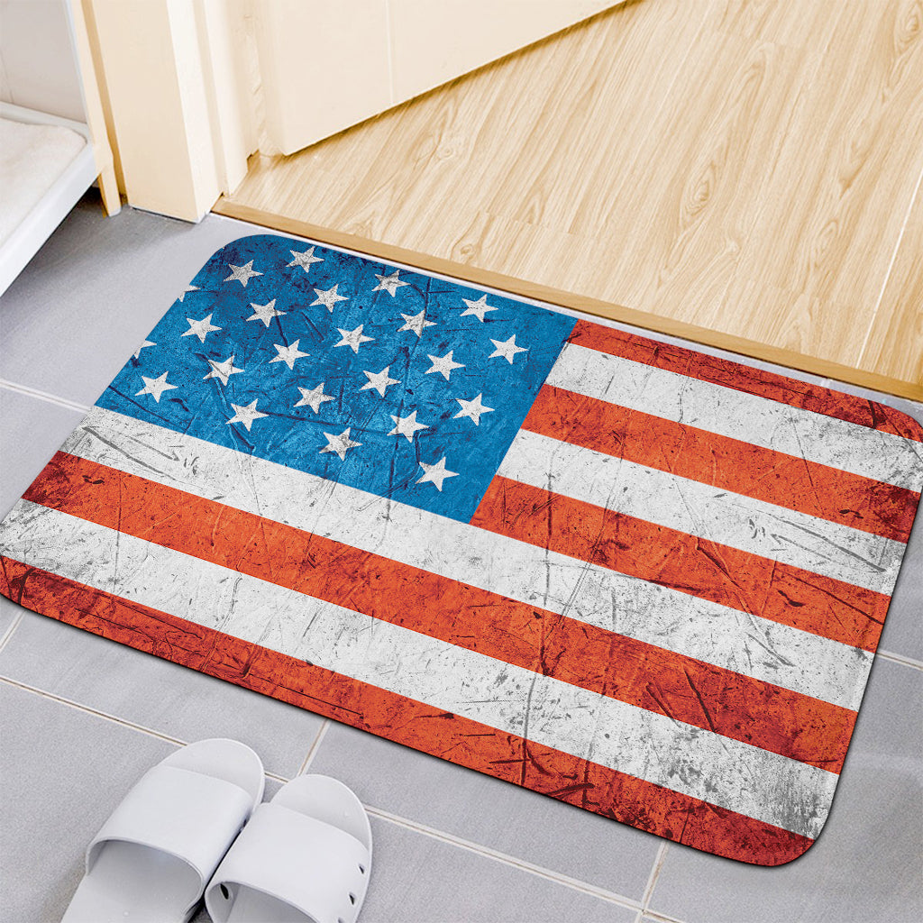 Rough USA Flag Print Indoor Door Mat