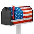 Rough USA Flag Print Mailbox Cover