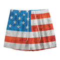 Rough USA Flag Print Mesh Shorts
