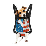 Rough USA Flag Print Pet Carrier Backpack