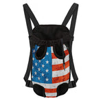 Rough USA Flag Print Pet Carrier Backpack