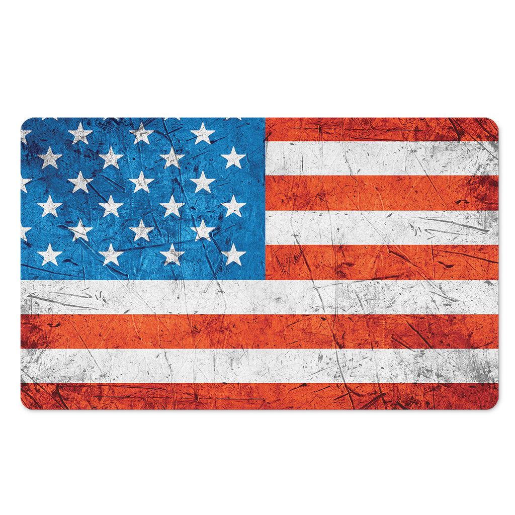 Rough USA Flag Print Polyester Doormat