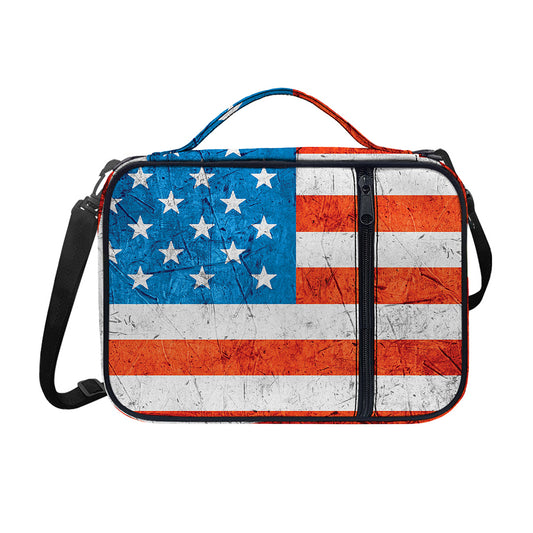 Rough USA Flag Print Shoulder Strap Bible Bag