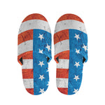 Rough USA Flag Print Slippers