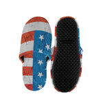 Rough USA Flag Print Slippers