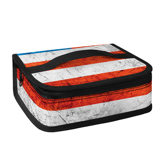 Rough USA Flag Print Small Lunch Bag