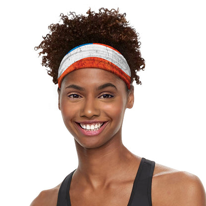 Rough USA Flag Print Sports Headband