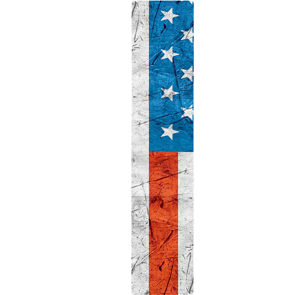 Rough USA Flag Print Table Runner