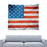 Rough USA Flag Print Tapestry