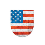 Rough USA Flag Print Toilet Lid Cover