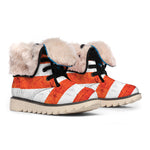 Rough USA Flag Print Winter Boots