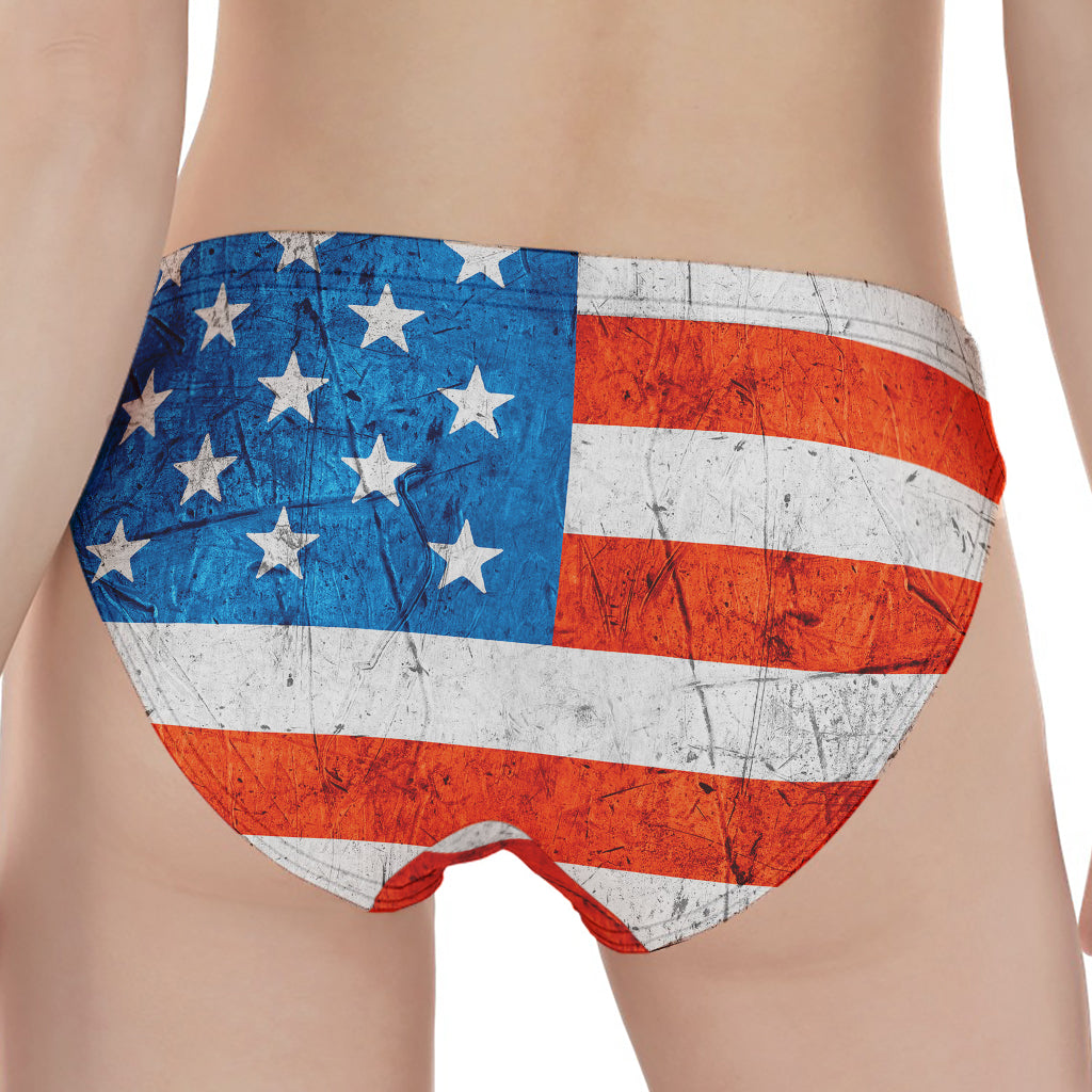 Rough USA Flag Print Women's Panties