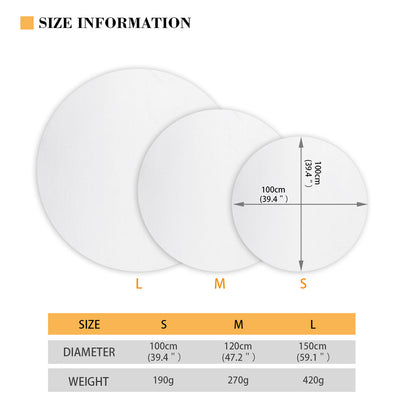 Purple Hyperspace Print Round Blanket