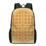 Round Waffle Print 17 Inch Backpack