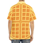 Round Waffle Print Aloha Shirt