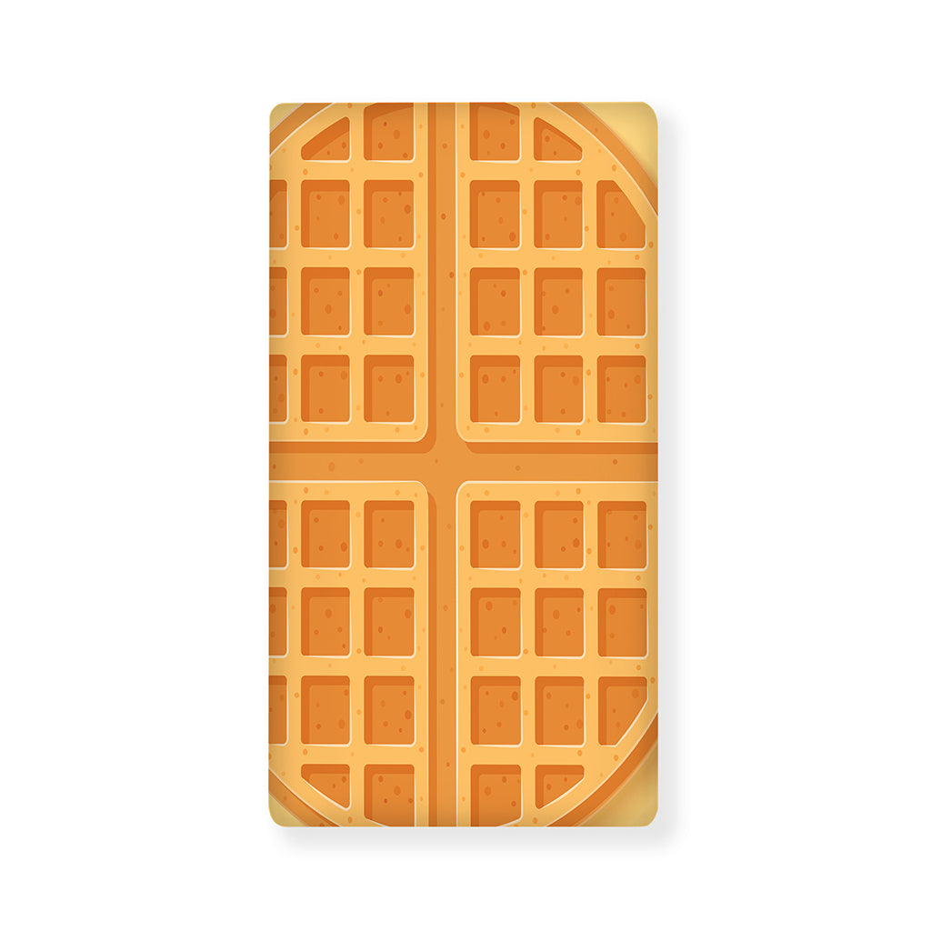 Round Waffle Print Baby Crib Sheet