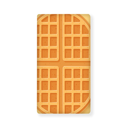 Round Waffle Print Baby Crib Sheet