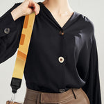 Round Waffle Print Bag Strap