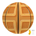 Round Waffle Print Basketball