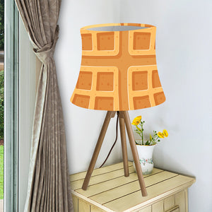 Round Waffle Print Bell Lamp Shade