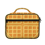 Round Waffle Print Briefcase Bible Bag