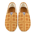Round Waffle Print Casual Shoes