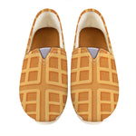 Round Waffle Print Casual Shoes