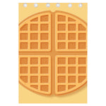 Round Waffle Print Curtain