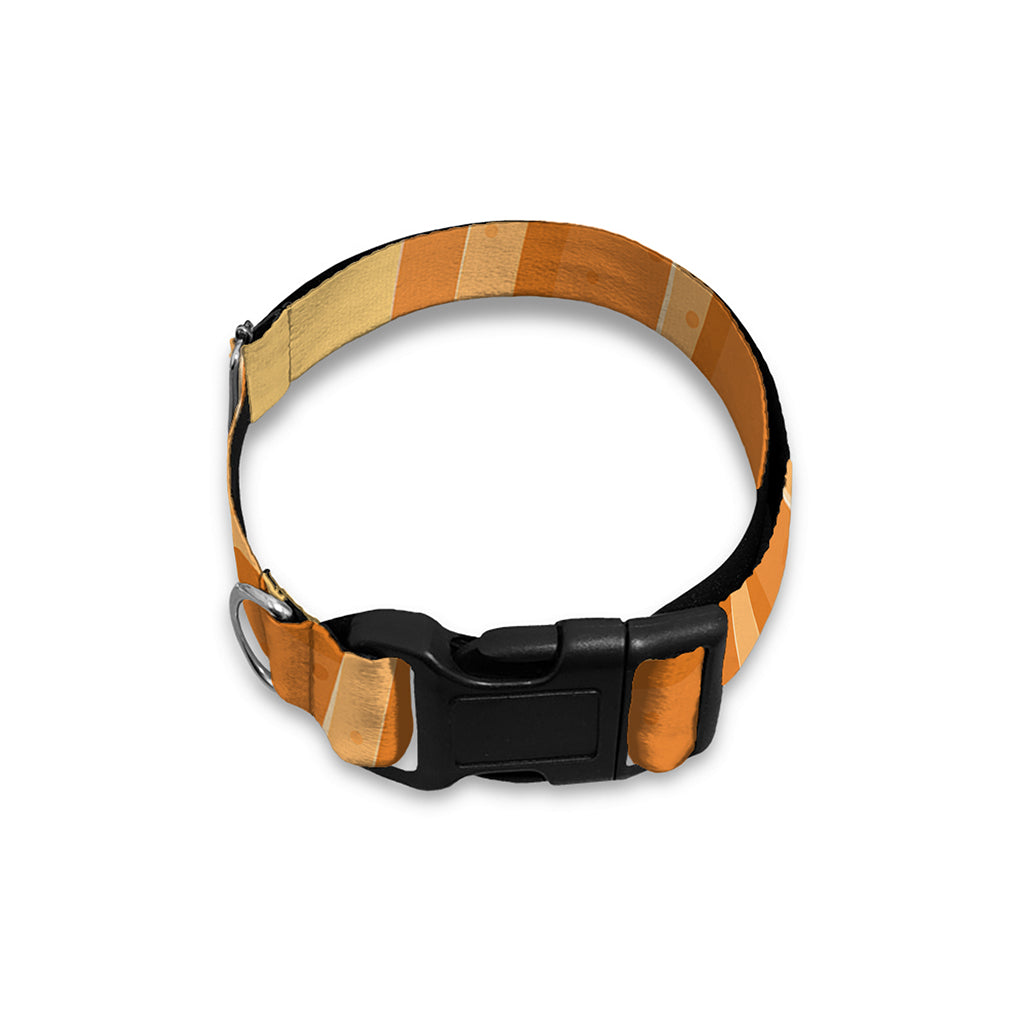 Round Waffle Print Dog Collar