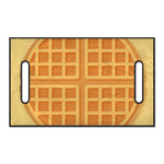 Round Waffle Print Golf Cart Seat Cover