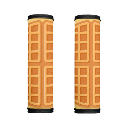 Round Waffle Print Handle Covers