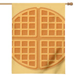 Round Waffle Print House Flag