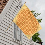 Round Waffle Print House Flag