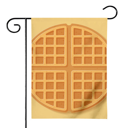Round Waffle Print House Flag