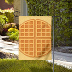 Round Waffle Print House Flag