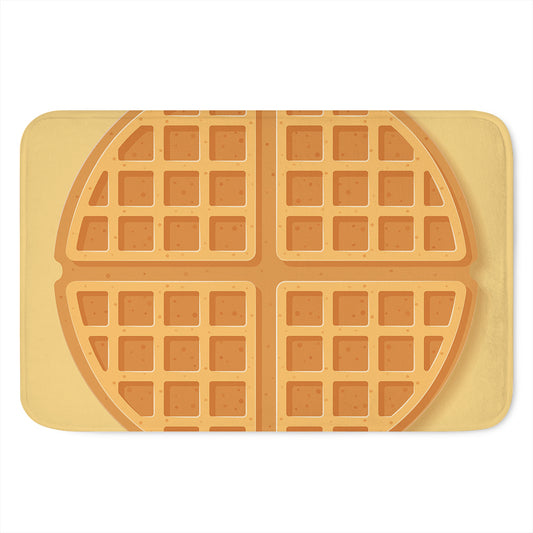 Round Waffle Print Indoor Door Mat