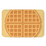 Round Waffle Print Indoor Door Mat