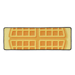Round Waffle Print Long Kitchen Mat