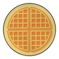 Round Waffle Print Round Floor Mat