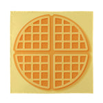 Round Waffle Print Silk Bandana