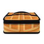 Round Waffle Print Small Lunch Bag