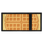 Round Waffle Print Trifold Wallet